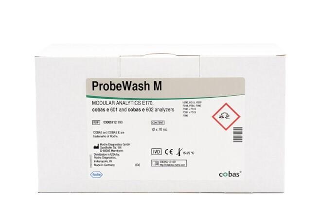 Очищуюючий розчин ProbeWash M (ПробВош М), 12 × 70 мл (mL), для cobas e 601/602